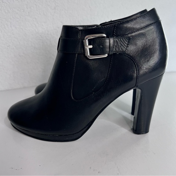 LAUREN by #RALPH LAUREN#  Black 🖤 Ankle Dress Booties - Picture 3 of 16